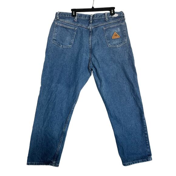 Bulwark FR Jeans Flame Resistant Blue Denim Work Pants Mens 40x30 - Picture 2 of 9